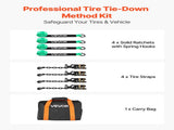 Wheel Chock Tie-Down Kit, Tire-Style Tow Dolly Strap, Car Tie Down Kit with Heavy-Duty Hook, Break V952-CLJGTJ2LTXZX66N3Q001V0