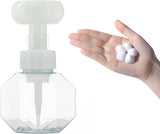 6PCS Foaming Soap Dispenser,10oz Flower Foaming Bottle Empty Foam Liquid Hand Soap Containers BPA V1369-AZ3-W-00777