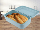 Solid Color Retro Metal Bread Bin Box Large Capacity Kitchen Storage Container V1294-YM0901-JY34918-02