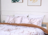 Bianco Marble Copper Luxe Quilt / Doona / Duvet Cover set V745-AQ08098S3