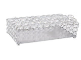 Crystal Tissue Box Paper Rack Office Table Accessories Tissue Case Holder Wedding Decoration V1294-YM0901-3115200124811