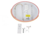 LED Ceiling Light Modern Round Dimming Indoor Flush Mount Lamp with Remote Controller for Bedroom V1294-YM0901-3119240152311