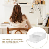 2 Student Stationery Supplies Office 32.5x23.9x8.5cm White V1366-AZ2-W-13463