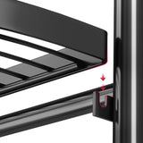 SOGA 2X 5 Tier Steel Triangular Corner Stand Multi-Functional Shelves Portable Storage Organizer KITCHENXY026X2