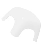 Bathroom Footstool White, Lightweight and Sturdy PP Material Toilet Step Stool for Comfortable Use V1366-AZ2-W-17361