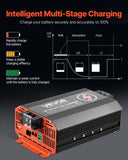 12V 60A DC to DC Battery Charger, 750W, On-Board Battery Charger for Lead-Acid, Lithium, AGM, GEL, V952-ZLDZLDDYSRCDKMGQMV9