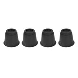 4 Pcs Plastic Furniture Risers 5 Inch Heavy Duty Stackable Circle Bed Lifter for Bed Chair Table V1294-YM0715-3117220134411