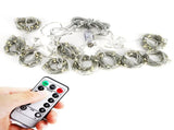 3x3 m 300LED Curtain String Light USB Remote Control Lamp Christmas Wedding Party Decoration V1294-YM0901-3119200126111