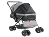 Pet Stroller, 20KG Weight Capacity, Foldable Dog Stroller Cart, 4 Wheels Cats Stroller with Mesh V952-CWTCCGK4QSHSAWPRUV0
