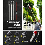 Giantz Pole Chainsaw 2 Stroke Petrol Hedge Trimmer Tree Pruner 7 In 1 PCAW-SIF-OG-TM