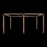 Roof Pergola Gazebo Shed Matte Black Steel Brackets DIY Kits V63-847731