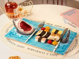 Creative Shark Sushi Plate,Blue Ceramic Shark Plate,Shark Shaped Serving Platter,Food Serving Tray V1189-LWWAL-20260401-07100