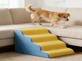 Non Slide Pet Stairs For Dogs Cats Multi Story Dog Ramp For Bed Couch Sofa Support For Small Medium V1370-AZ4-11187