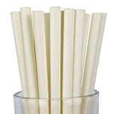 1000 Bulk Wholesale Pack White Drinking Straws Biodegradable Eco Paper Birthday Party Event Bistro V382-WHITESTRAW1000