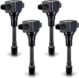 Set of 4 Ignition Coil Pack 2007 2008 2009 2010 2011 2012 Compatible with Nissan Altima Versa Sentra V1258-DP02-WO-241