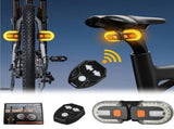 Wireless Bike Turn Signal Tail Lights with Remote Control USB Rechargeable LED Safety Light V1366-AZ2-W-11674