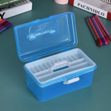 Transparent Storage Box, Clear Storage Latch Box Plastic Container Plastic Carrying Case with Handle V1189-LWWAL-20260401-06874