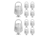 10 Pack Metal Clothesline Tightener, Silver Aluminium Rope Tensioner V1308-DSZKI-2643