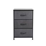Levede Storage Cabinet Tower Chest Dark Grey CH1051-DG