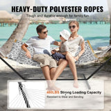 Two Person Hammock with Stand Included, Double Hammock with Curved Spreader Bar and Detachable V952-HFDCHBSXHWTXFST1WV0
