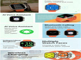 DT8-Ultra Large Screen Smart Watch,orange V1300-DT8-UITRA
