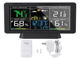 7.5in Wireless Indoor Outdoor Thermometer Adjustable Backlight Color Display Humidity Temperature V1294-YM0901-3111240139512