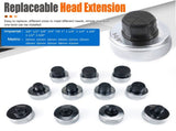 Manual Copper Tube Expander with Lever Design for Refrigeration Pipe Flaring and Connection, V1341-ZY-TYBEEXP6-SILVER