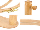Embroidery Stand Hoop Wood Embroidery & Cross Stitch Hoop Ring Frame Adjustable Sewing Tools S V1294-YM0722-JY03976-01