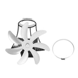 Wood Fan Pipe Fireplace Fan 7 Blades Fan On Chimney Silent Motors Heat Powered Wood V1294-YM0706-3114230124313