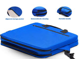 Black Portable Foldable Outdoor Seat Multi-Functional Stadium & Boat Chair with Carry Handle V888-ELOSUNG47062
