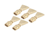 5Pcs Brass Fountain Nozzles Fan Shaped Water Fountain Nozzle Exquisite Fountain Head Sprinkler for V1294-YM0703-3111230069511