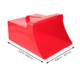 Red Dustpan with Ergonomic Handle for Easy, Efficient Home, Kitchen & Household Cleaning Tasks, V1192-AZ-W-25292