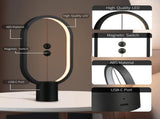 Black Magnetic Balance LED Table Lamp USB-Powered, Dimmable Eye-Care Light with Award-Winning V1107-MAGNETIC BALANCE LED TABLE LAMP