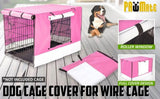 Cage Cover Enclosure for Wire Dog Cage Crate 36in PINK V274-PET-CV36-PK