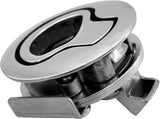 Boat Latches Stainless Steel 2", Latch Hatch Round Pull Marine Flush Locking Lift Handle Deck - Non V1259-DP01-A-1347