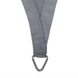 Instahut Shade Sail 6x8m Rectangle 280GSM 98% Grey Shade Cloth SAIL-H-6X8-C-GR