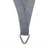 Instahut Shade Sail 6x8m Rectangle 280GSM 98% Grey Shade Cloth SAIL-H-6X8-C-GR