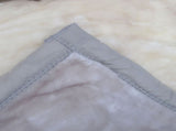 Running Horses 750gsm 3.5kg Double Layer 3D Print Faux Mink Blanket Queen V442-YTL-BLANKET-750GSMHORSES-GREY-QS