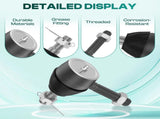 Ball Joint Kit,Set of Tie Rod End with grease fitting Fits for Club Car DS Golf Carts V1259-DP01-A-5416