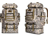 100L Waterproof Hiking Camping Traveling Outdoor Backpack Bag With high strength buckles, smooth and V1192-AZ-W-24962