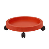 Red 3-Tier Stackable Strawberry & Vegetable Planter with Mobile Wheel Tray - Space-Saving Vertical V888-ELOSUNG42022