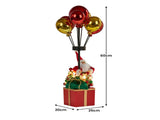 Christabelle 60cm LED Christmas Santa Claus with Balloons & Lights Ornament Decoration 112_NK103