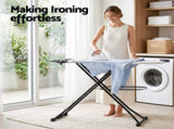 Artiss Foldable Ironing Board with Iron Rest Ironing Board for Laundry Room Arrow IRB-STAND-ARROW-N110-GY