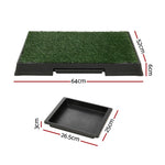 i.Pet Pet Training Pad Dog Potty Toilet Large Loo Portable With Tray Grass Mat PET-PAD-GRASSX1