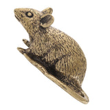 HOOWIFFY Brass Lucky Rat Figurine Traditional Feng Shui Sculpture for Home Decor and Office Display V1189-WXFWAL-20260326-02543
