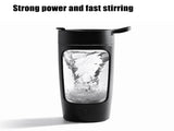 USB Charging 650ml Portable Automatic Household Blender Mixing Stirring Cup Bottle Kitchen ToolBlack V1294-YM0901-3113200013913