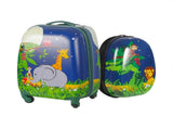 BoPeep 16''13'' 2PCS Kids Luggage Set Jungle KD1083-JG_NZ