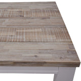 Plumeria Dining Table 225cm Solid Acacia Wood Home Dinner Furniture -White Brush V315-VOD-HOME-12