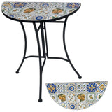 Zen Enclave Outdoor Half Round Table 60x69cm V637-E139164