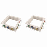 2X Adjustable Mold Housing Kit for Silicone Molds Making,Reusable Housing Frame V1192-AZ-W-23072